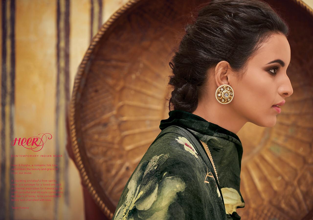 Kimora Present Meherma Heer Vol 56 Pure Georgette Designer Heavy Look Suit Trader