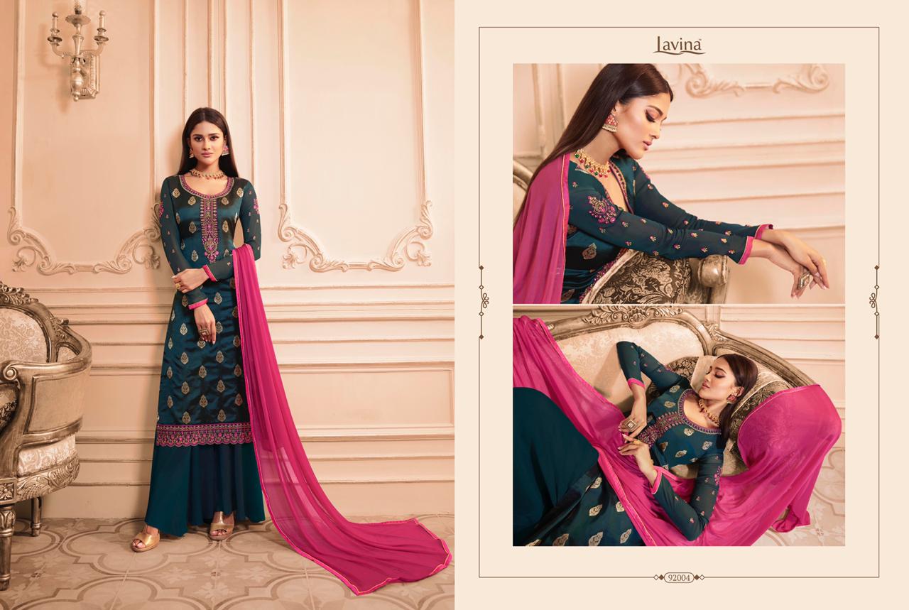 Lavina Presenting Lavina Vol 92 Pure Banarasi Jacquard Party Wear Suit Online Shopping