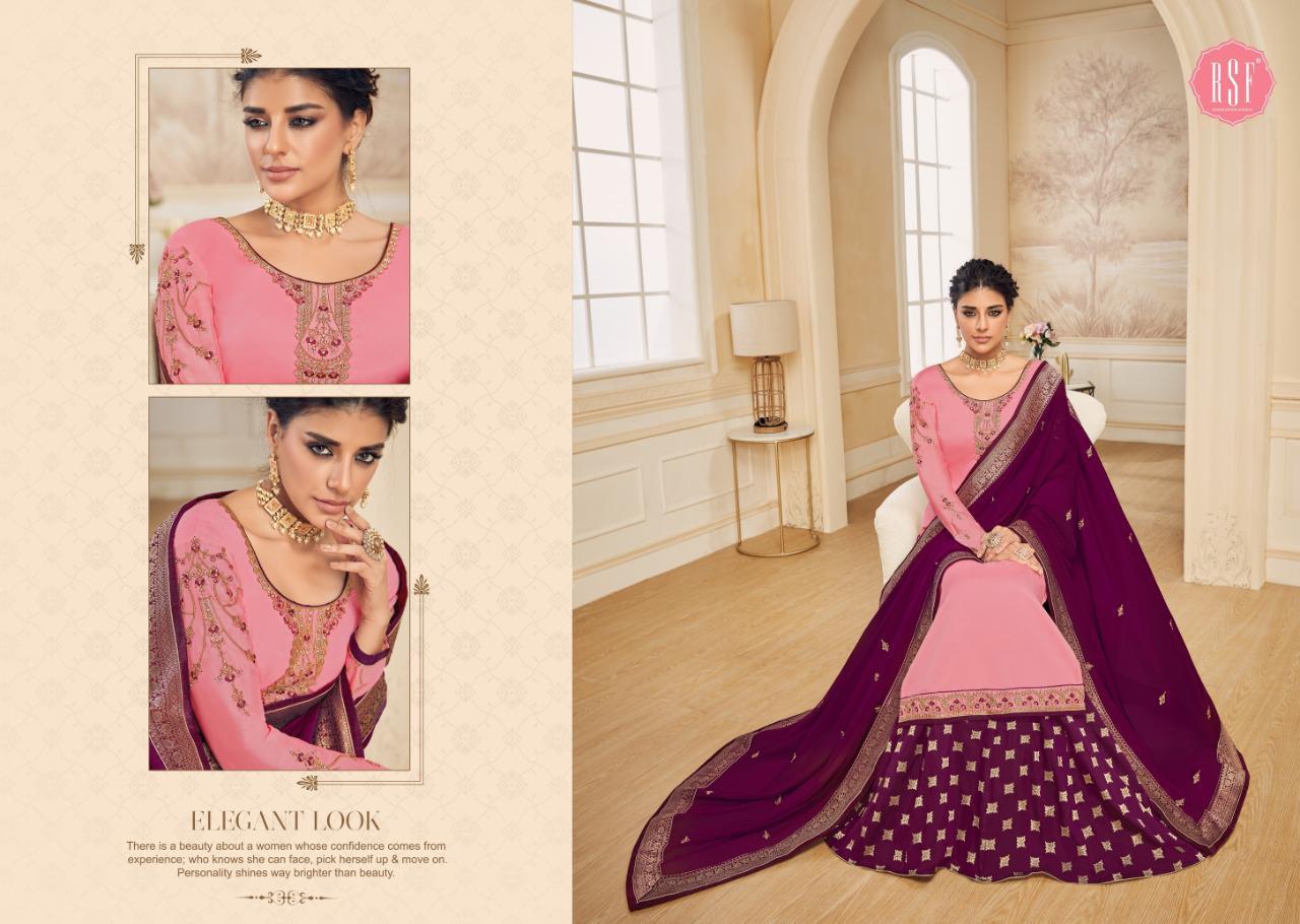 Rsf Shahina Vol 2 Satin Georgette Heavy Work Salwar Kameez Wholesale