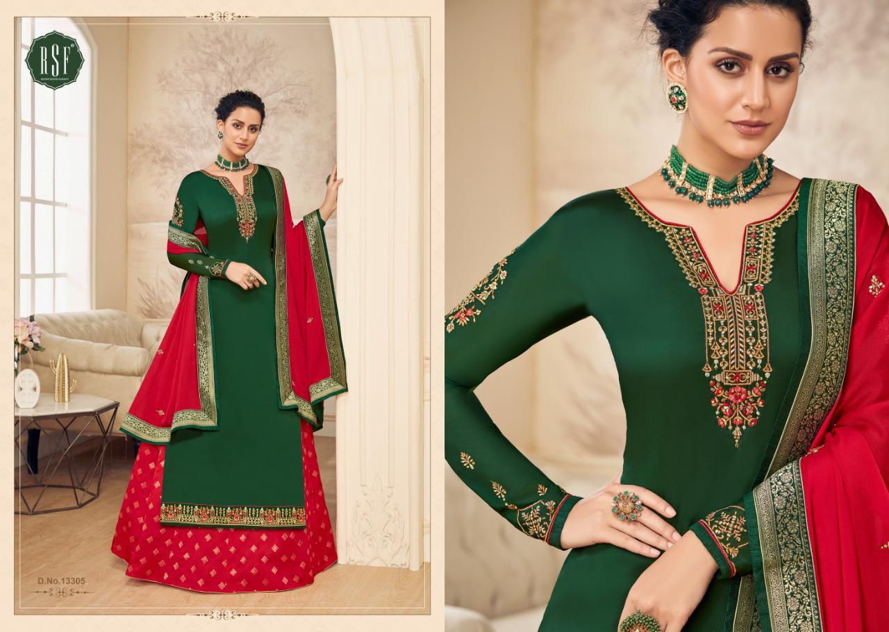 Rsf Shahina Vol 2 Satin Georgette Heavy Work Salwar Kameez Wholesale