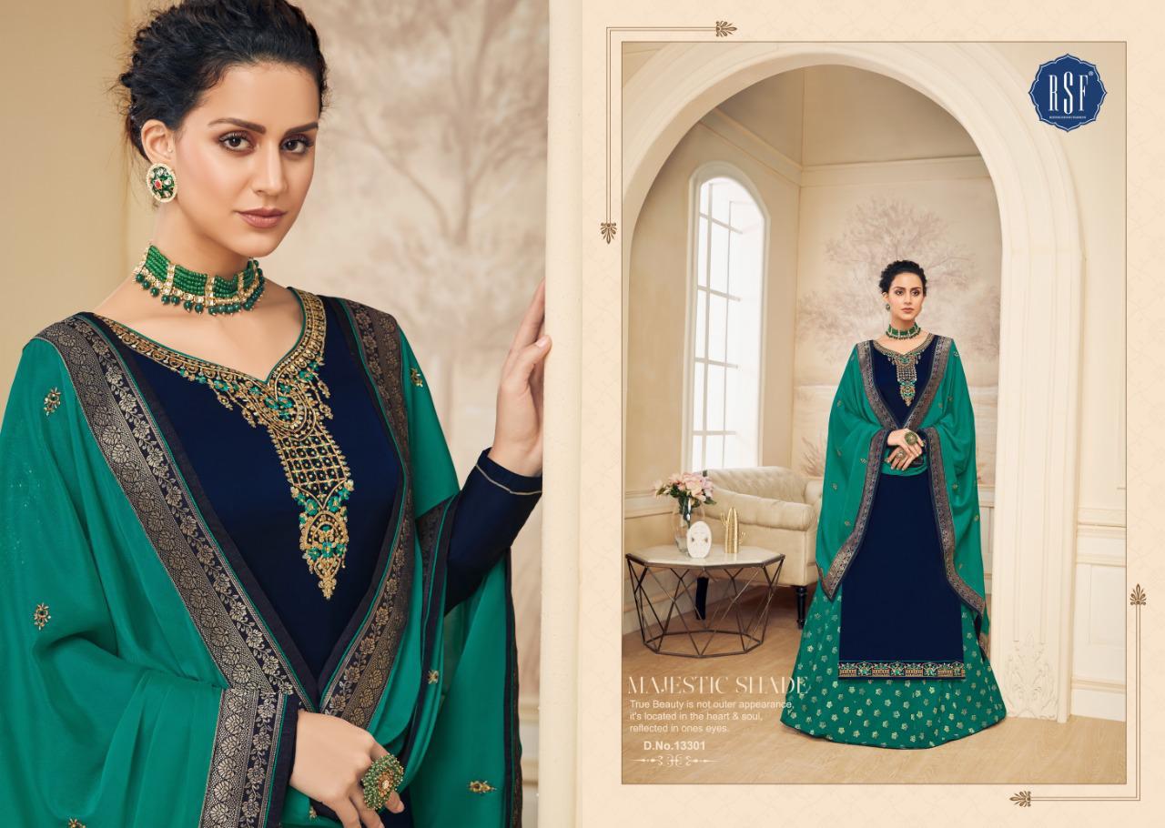 Rsf Shahina Vol 2 Satin Georgette Heavy Work Salwar Kameez Wholesale