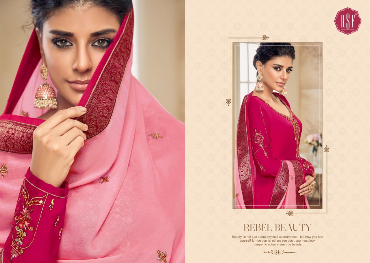 Rsf Shahina Vol 2 Satin Georgette Heavy Work Salwar Kameez Wholesale