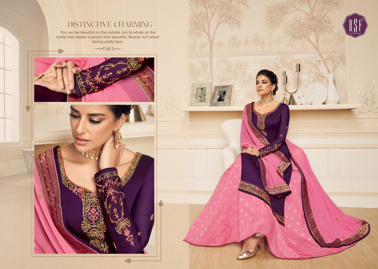 Rsf Shahina Vol 2 Satin Georgette Heavy Work Salwar Kameez Wholesale