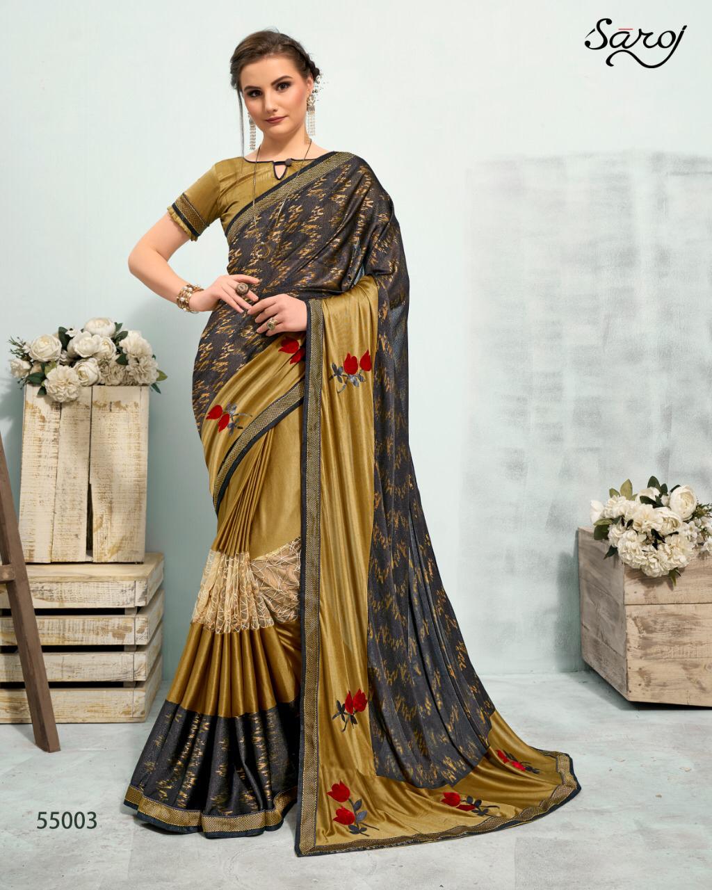Saroj Launching Aliya Imported With Beautiful Design Saree Online Shopping