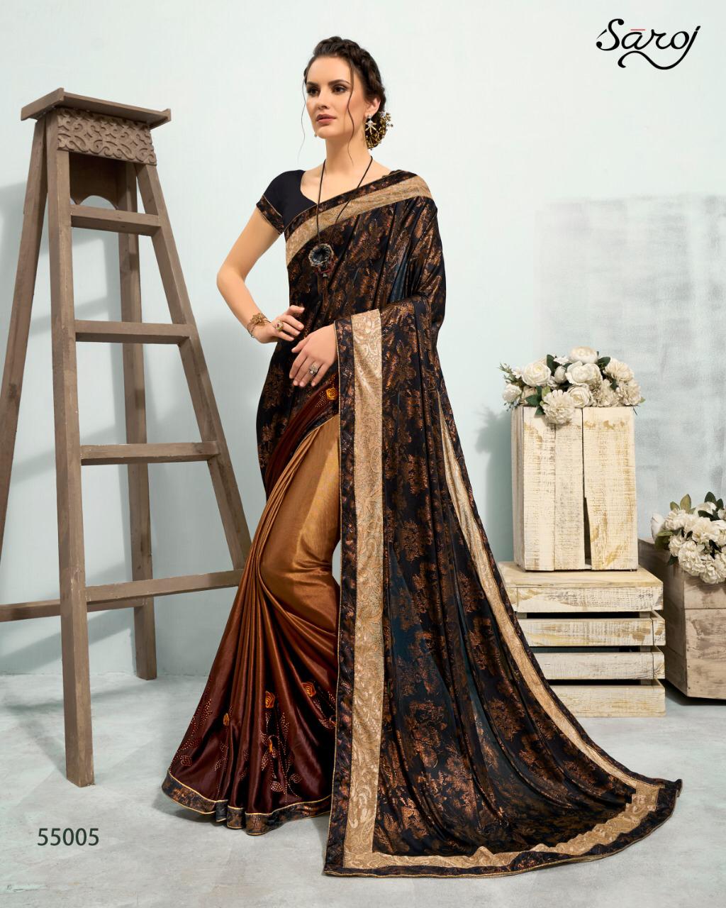 Saroj Launching Aliya Imported With Beautiful Design Saree Online Shopping