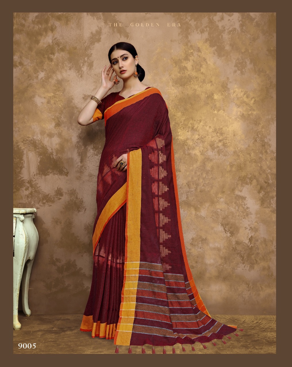 Swarna By Ashika Saree Linen Cotton Traditional Wear Saree Collection