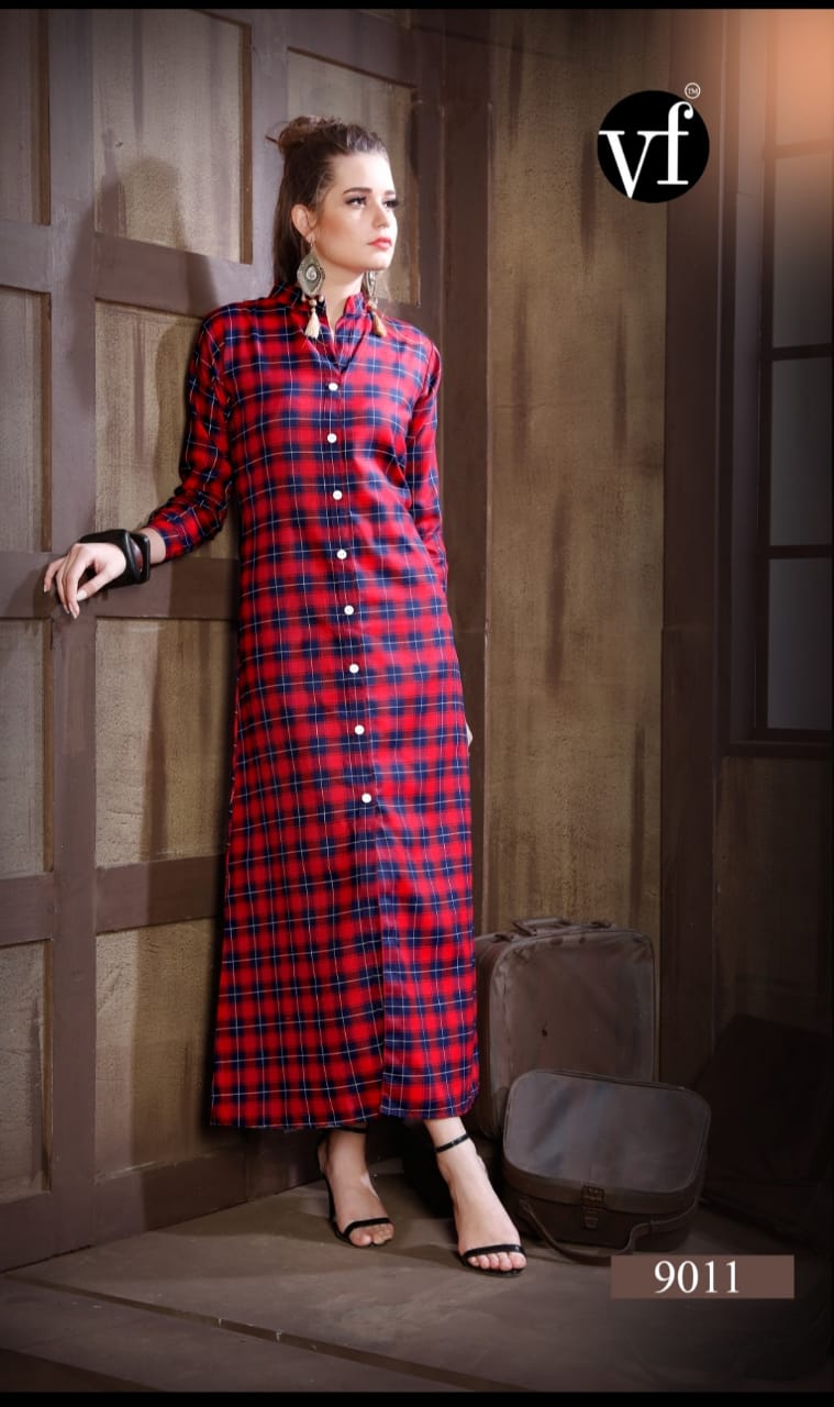Vee Fab India Winter Grace Vol 3 Cotton Long Kurti Online Shopping In Surat