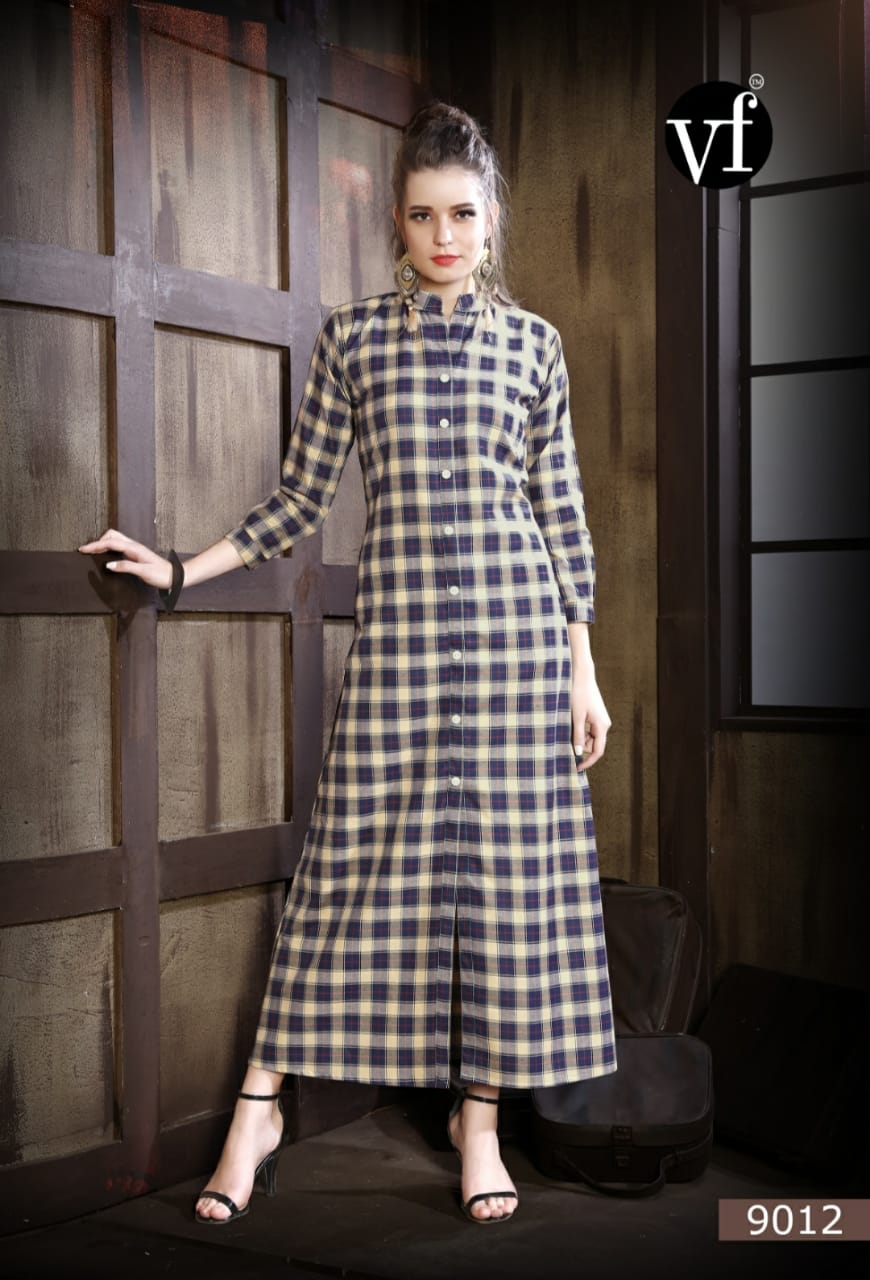 Vee Fab India Winter Grace Vol 3 Cotton Long Kurti Online Shopping In Surat