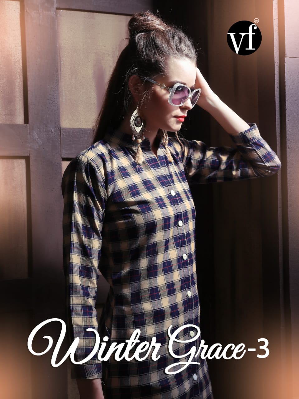 Vee Fab India Winter Grace Vol 3 Cotton Long Kurti Online Shopping In Surat