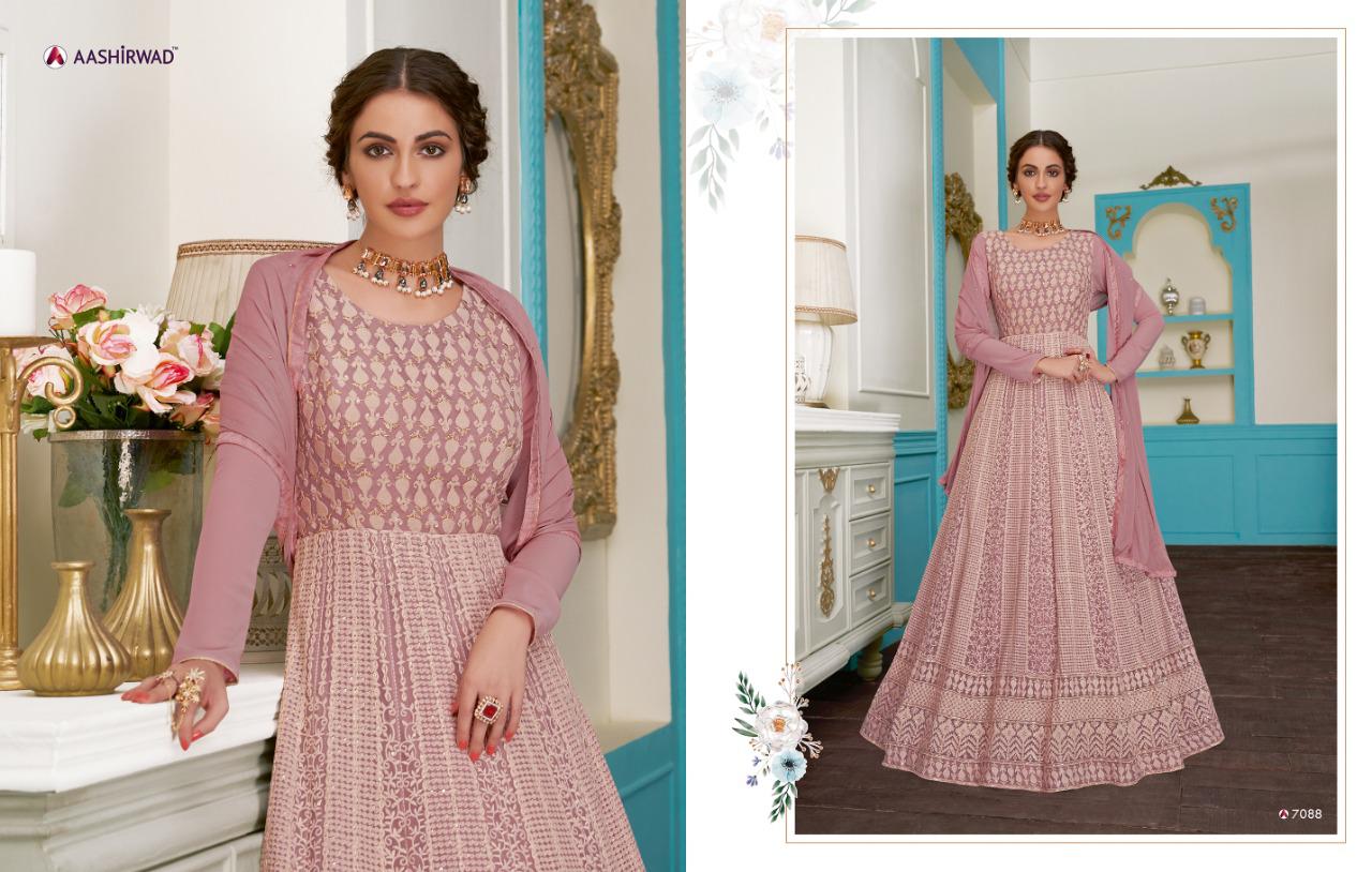 Aashirwad Anushka Real Georgette Party Wear Designer Salwar Suit Online Shopping