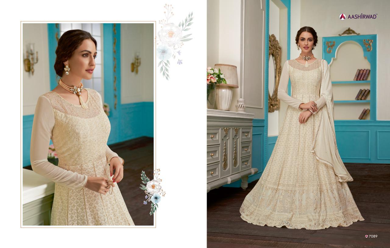 Aashirwad Anushka Real Georgette Party Wear Designer Salwar Suit Online Shopping