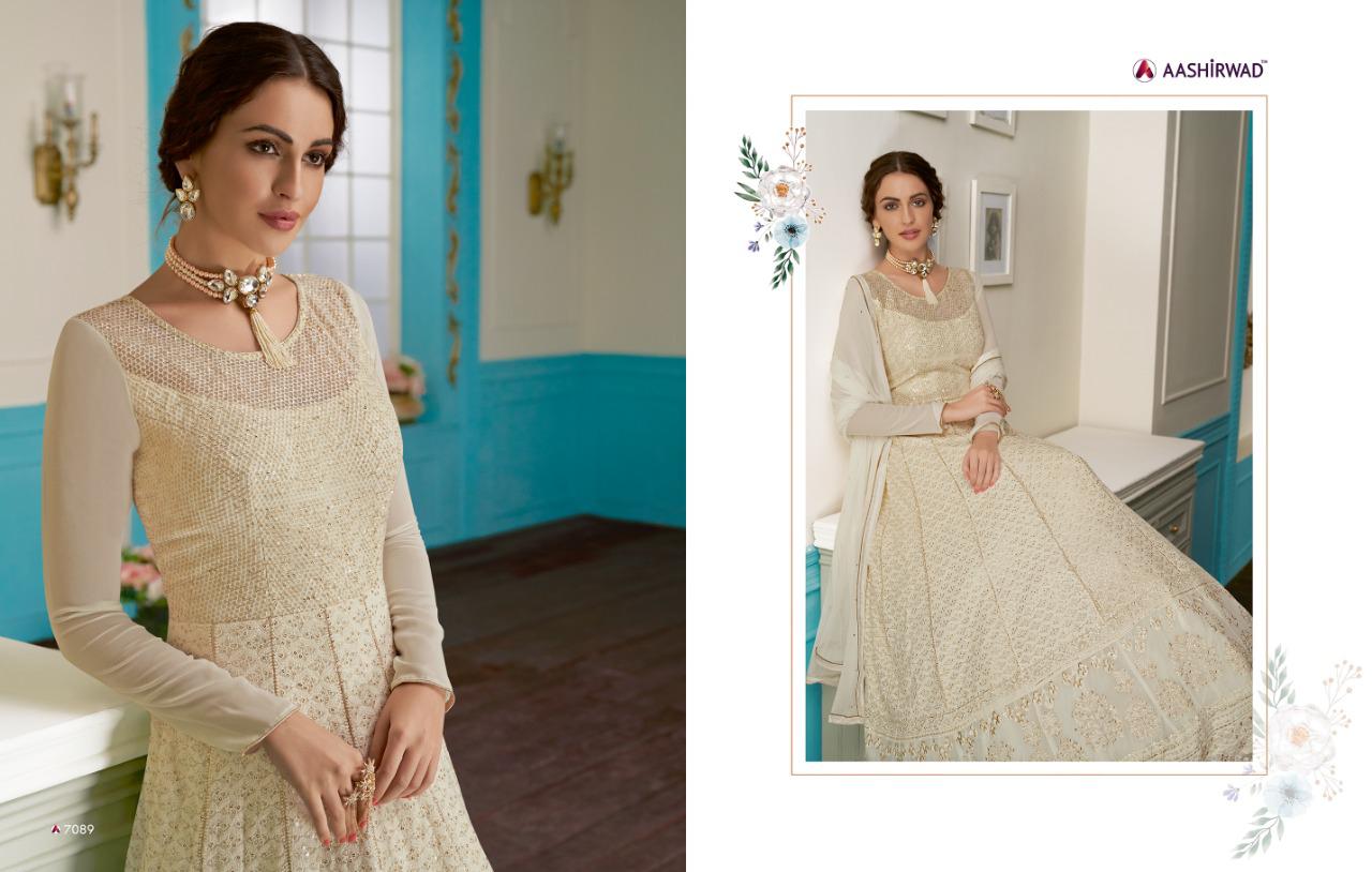 Aashirwad Anushka Real Georgette Party Wear Designer Salwar Suit Online Shopping