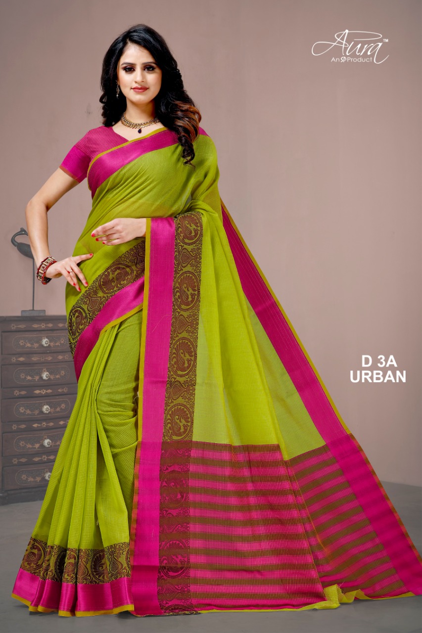 Aura Saree Urban Vol 3 Casual Wear Sari Supplier In Surat Market