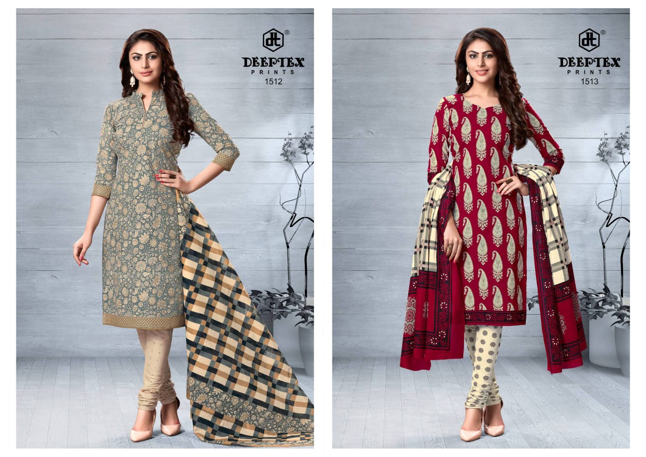 Deeptex Chief Guest Vol 15 Unstitched Ladies Cotton Dress Catalogue