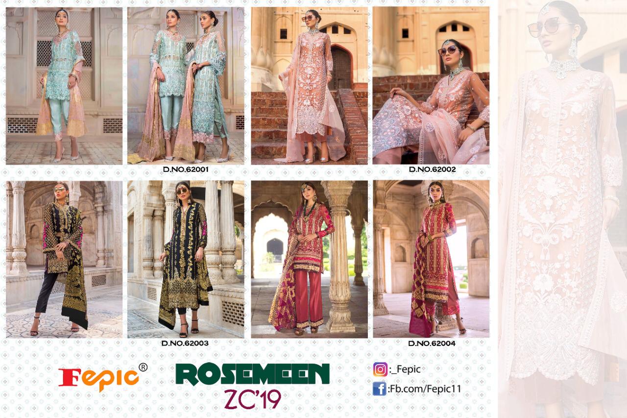 Fepic Presents Zc 19 Pakistani Concept Of Salwar Suits Catalog