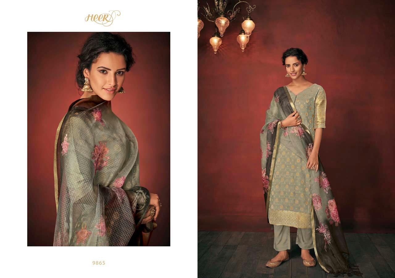 Kimora Maanika Heer Vol 57 9861-9868 Series Ethnic Ladies Salwar Suits Catalog