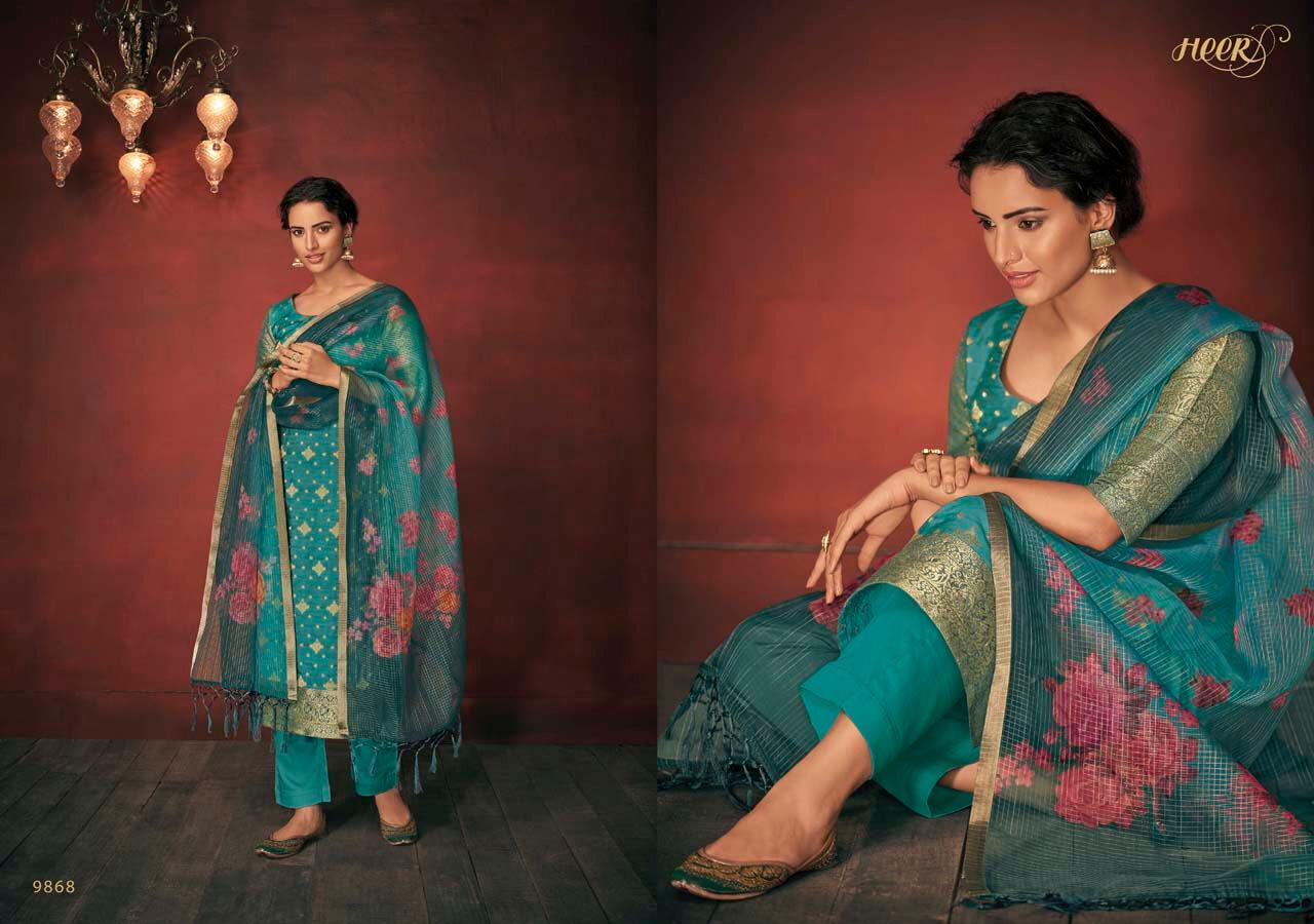 Kimora Maanika Heer Vol 57 9861-9868 Series Ethnic Ladies Salwar Suits Catalog