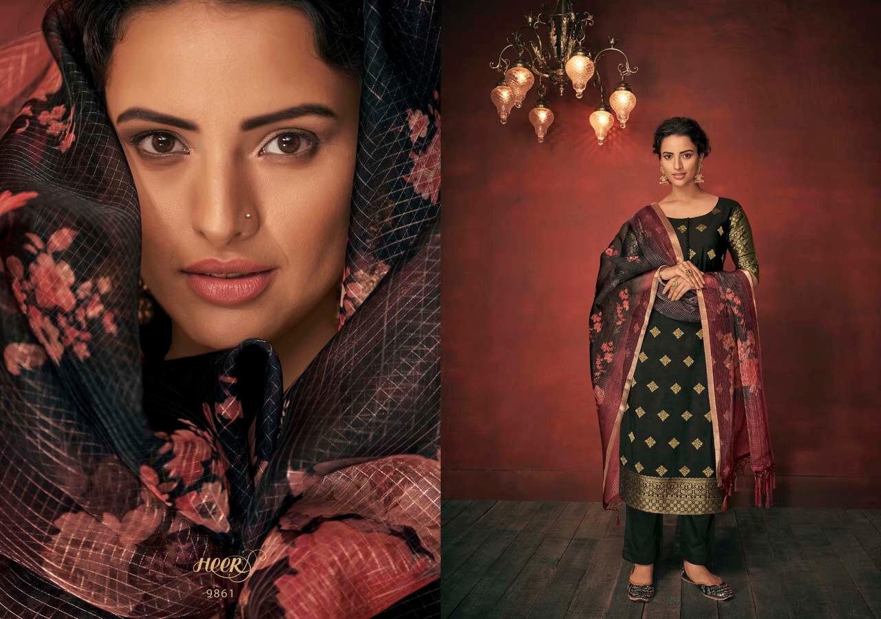 Kimora Maanika Heer Vol 57 9861-9868 Series Ethnic Ladies Salwar Suits Catalog