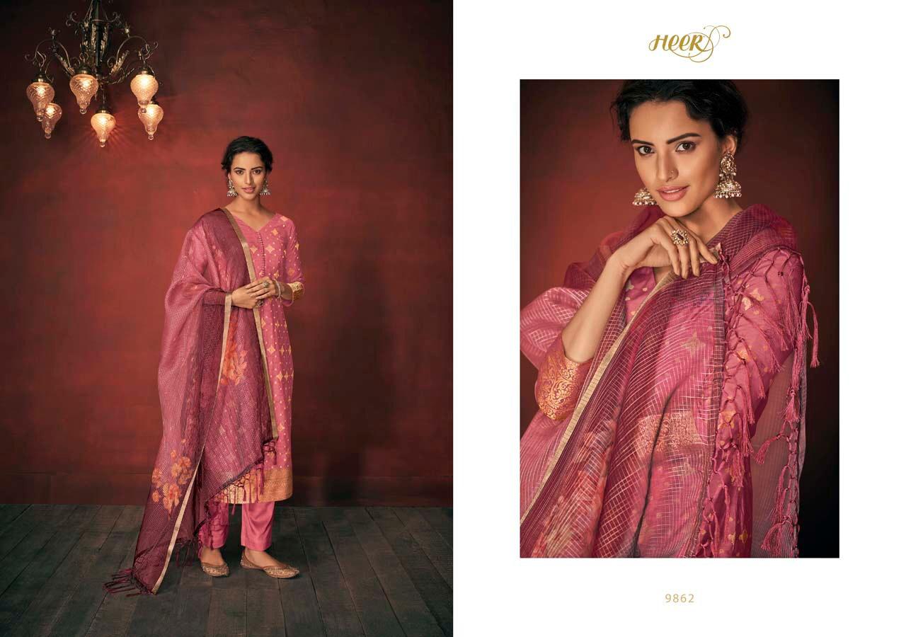 Kimora Maanika Heer Vol 57 9861-9868 Series Ethnic Ladies Salwar Suits Catalog