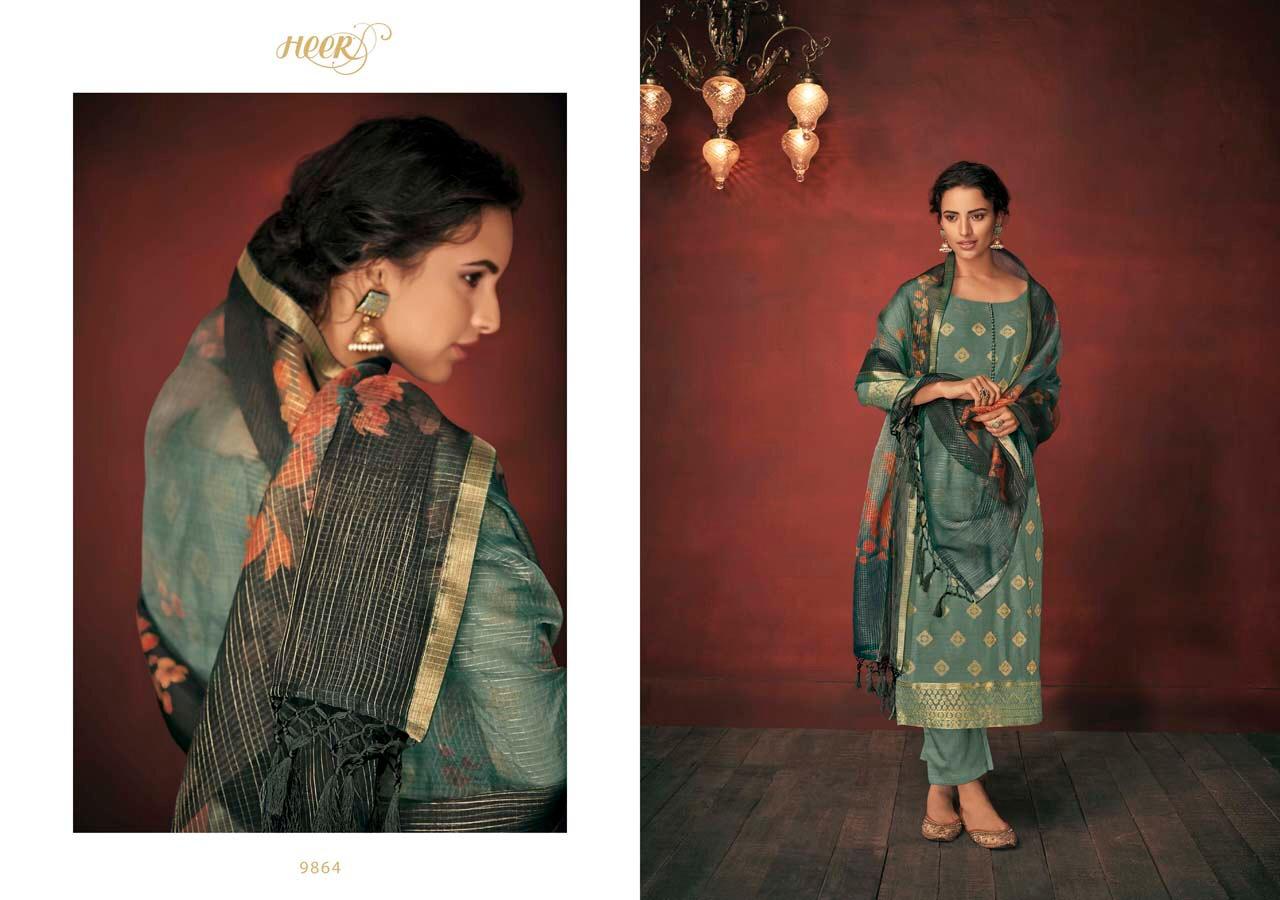 Kimora Maanika Heer Vol 57 9861-9868 Series Ethnic Ladies Salwar Suits Catalog