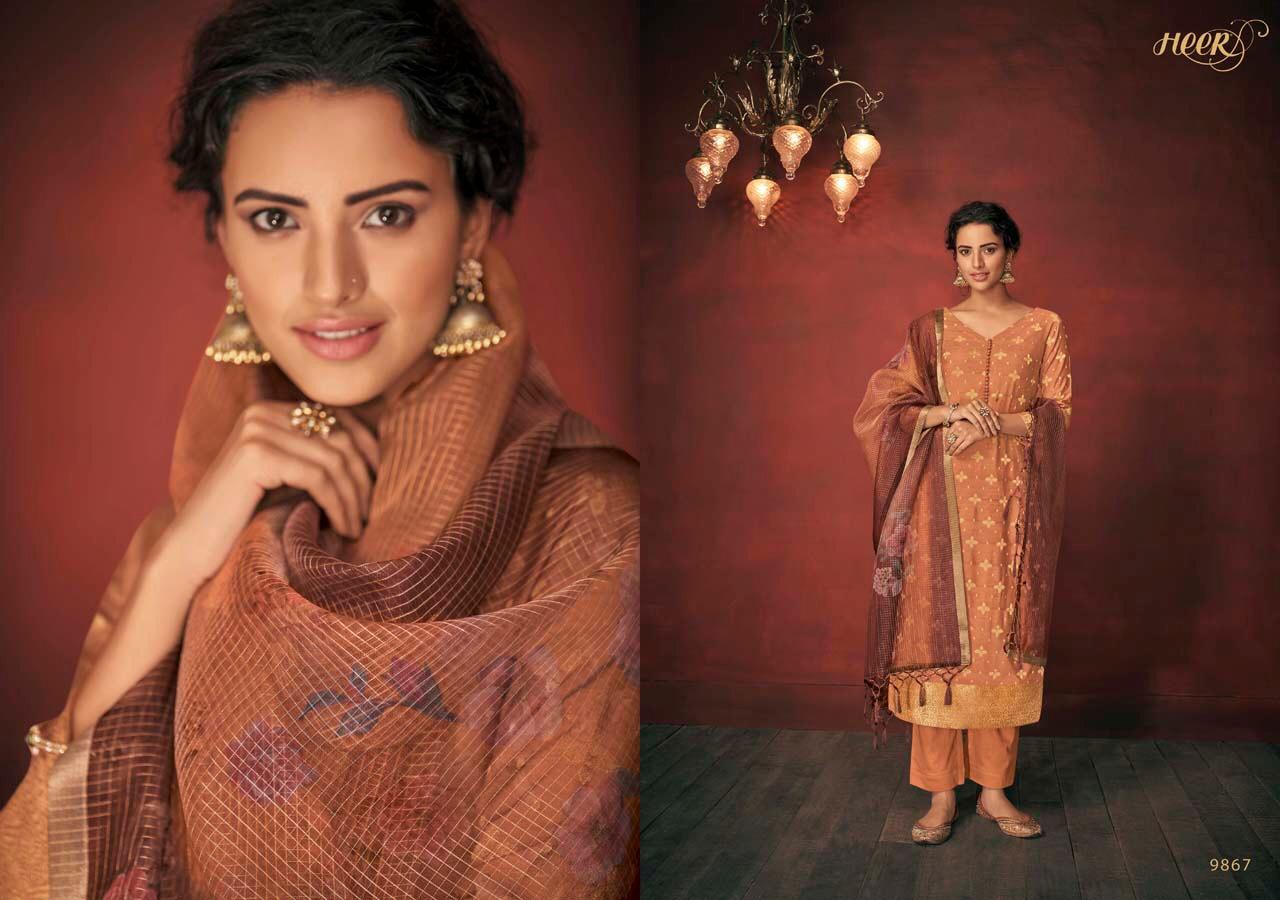 Kimora Maanika Heer Vol 57 9861-9868 Series Ethnic Ladies Salwar Suits Catalog