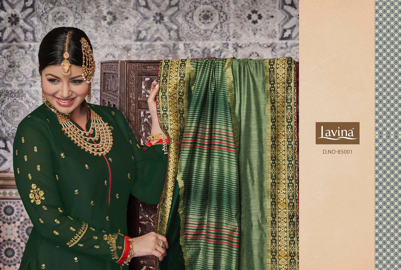 Lavina Vol 85 Handloom Katha Work Dupatta Concept Salwar Suits Catalog