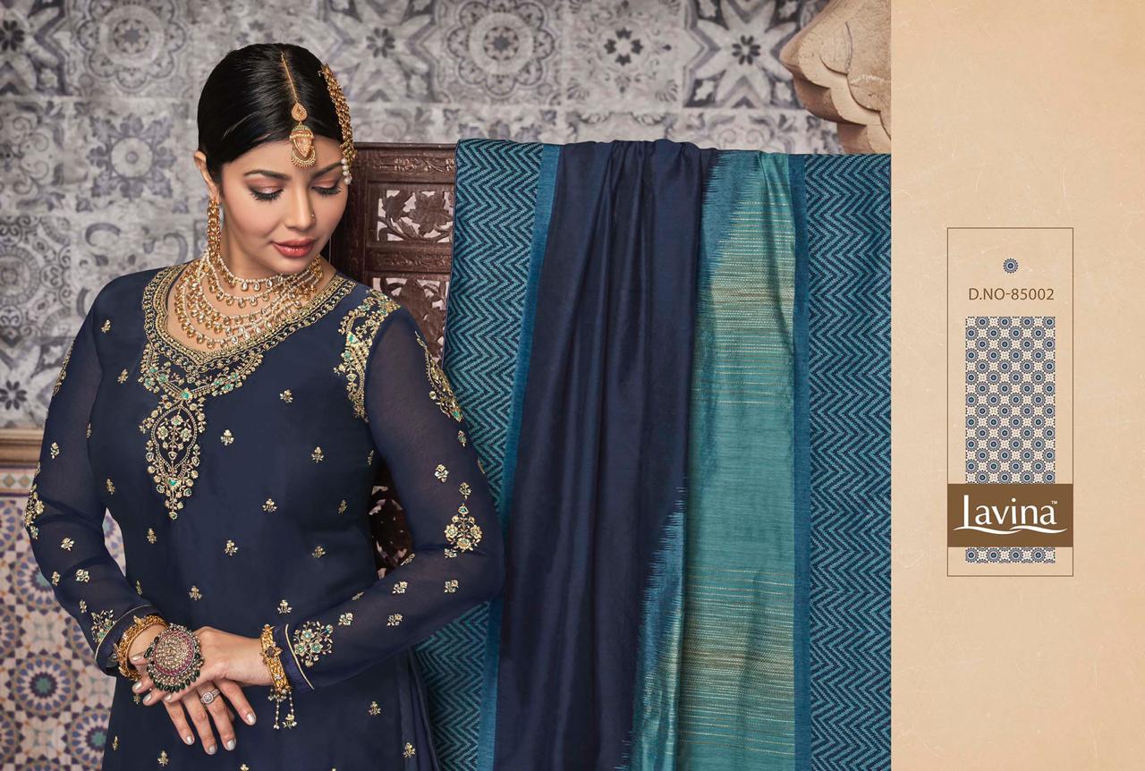 Lavina Vol 85 Handloom Katha Work Dupatta Concept Salwar Suits Catalog