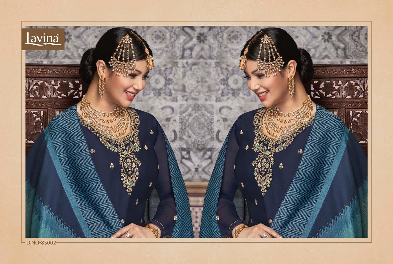 Lavina Vol 85 Handloom Katha Work Dupatta Concept Salwar Suits Catalog