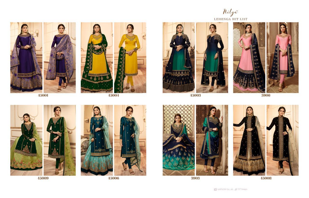 Lt Nitya Vol 145 Fancy Lehenga Style Bridal Indian Dresses Collection In Surat Market