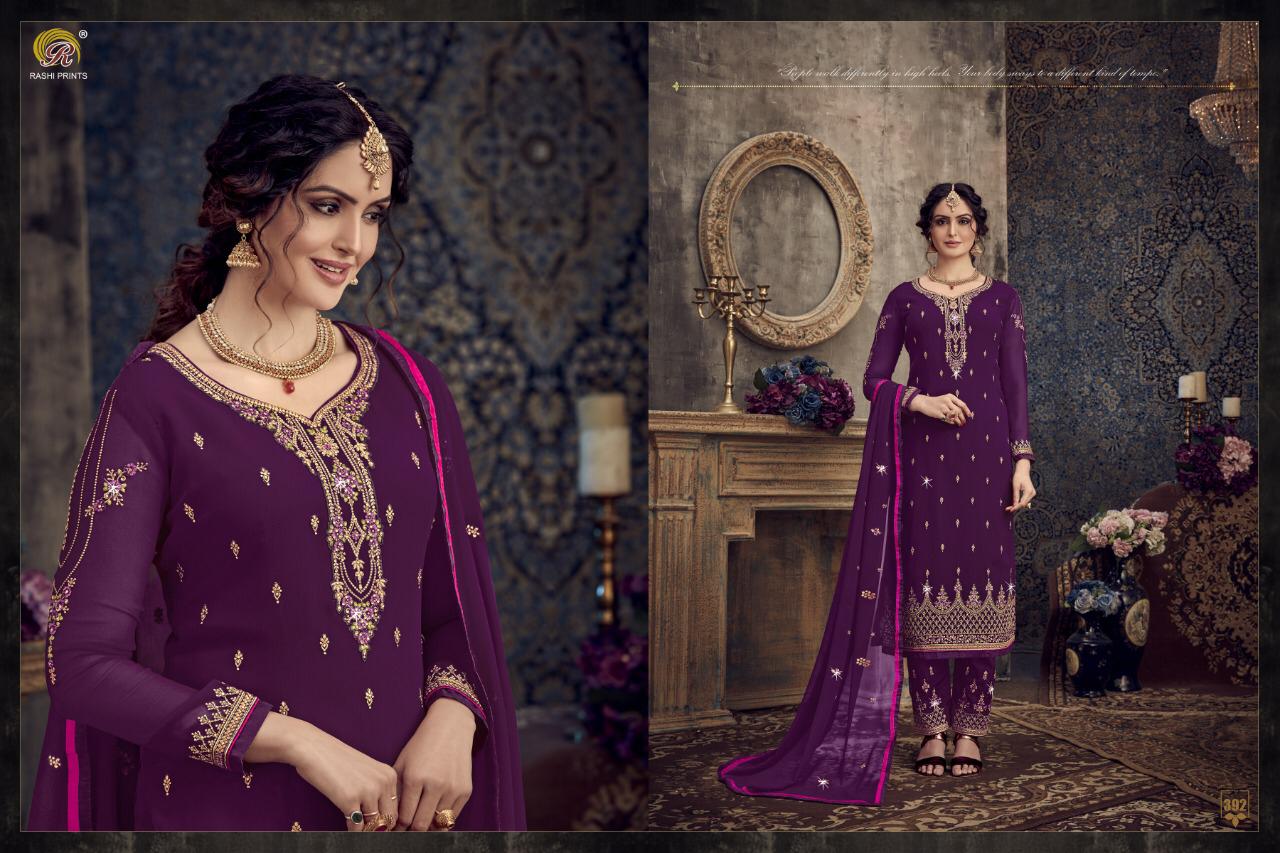 Rashi Present Naari Georgette Embroidery Work Salwar Kameez Seller