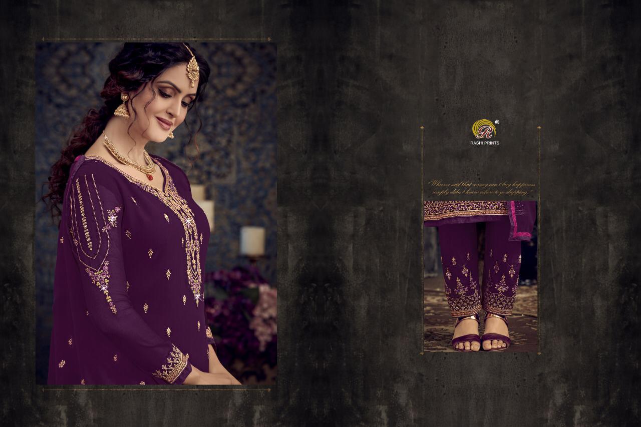 Rashi Present Naari Georgette Embroidery Work Salwar Kameez Seller