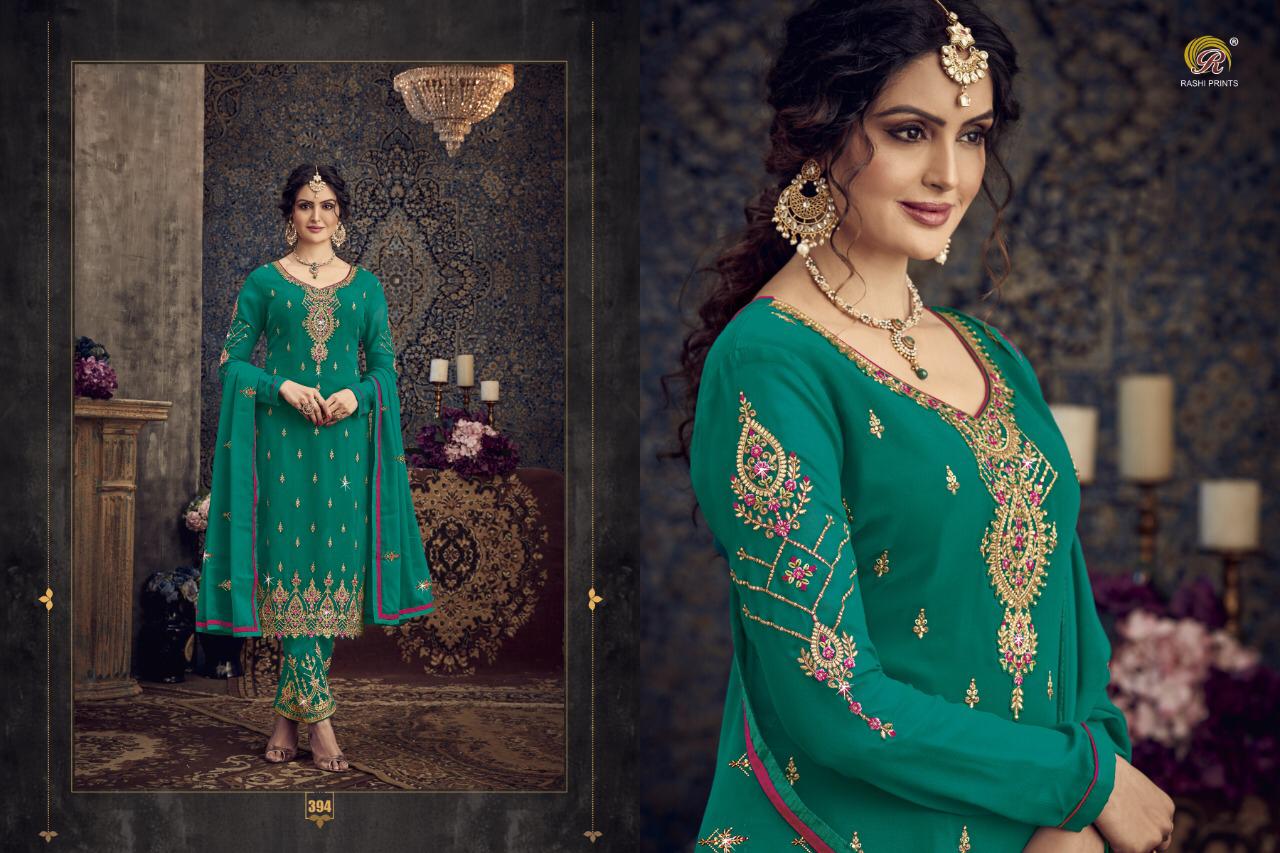 Rashi Present Naari Georgette Embroidery Work Salwar Kameez Seller