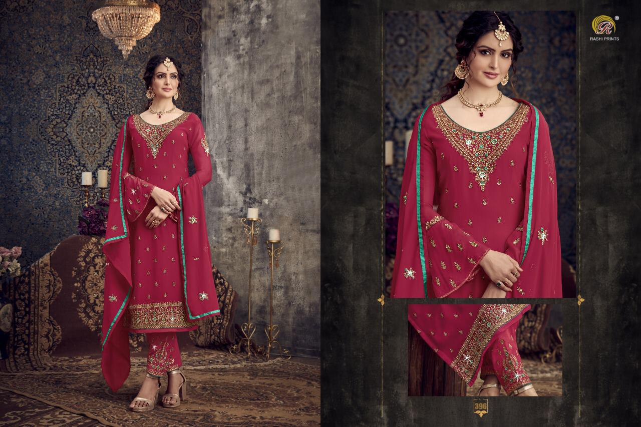 Rashi Present Naari Georgette Embroidery Work Salwar Kameez Seller