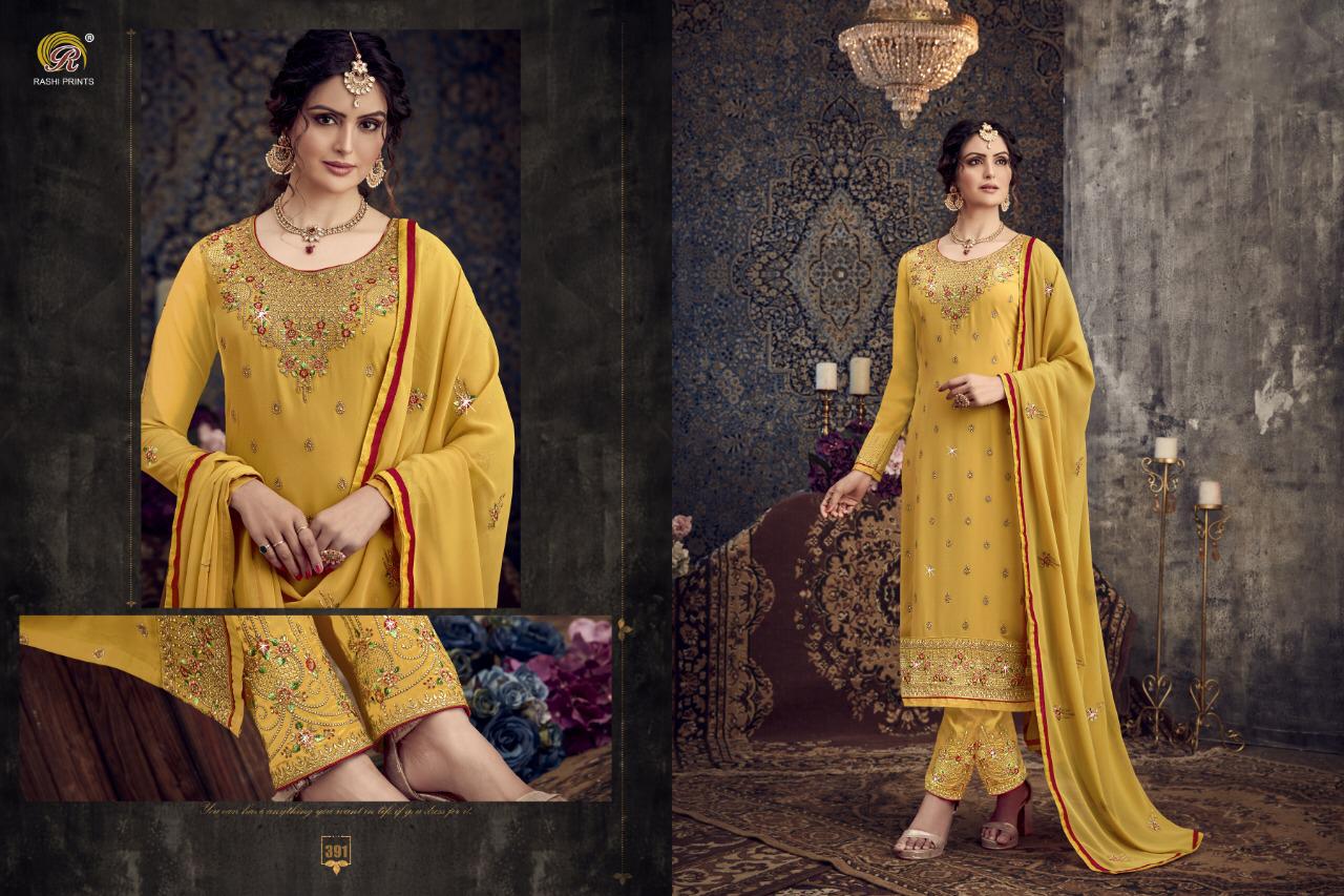 Rashi Present Naari Georgette Embroidery Work Salwar Kameez Seller