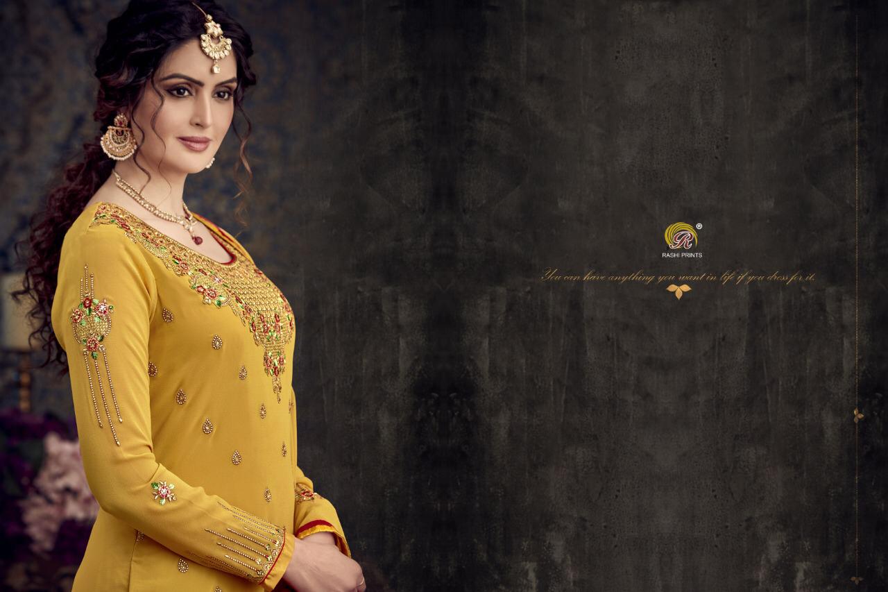 Rashi Present Naari Georgette Embroidery Work Salwar Kameez Seller