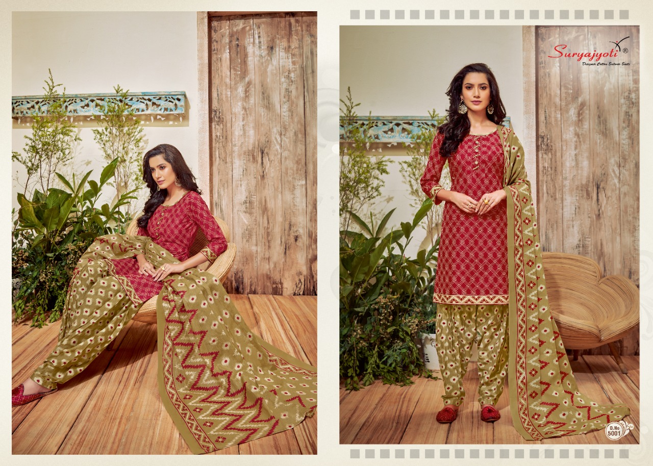 Suryajyoti Launch Sui Dhaga Vol 5 Formal Wear Cotton Salwar Kameez In Surat Market