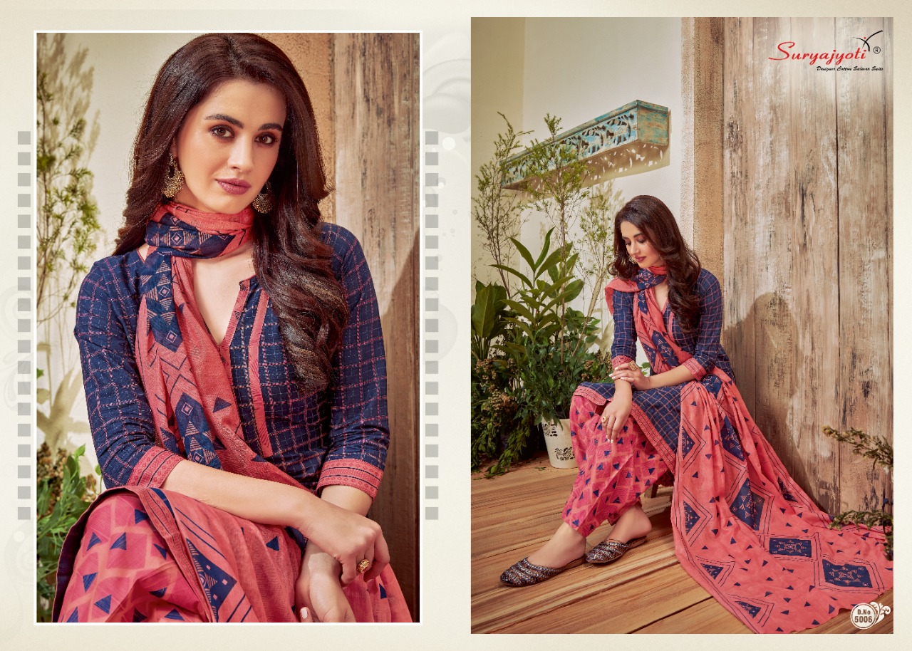 Suryajyoti Launch Sui Dhaga Vol 5 Formal Wear Cotton Salwar Kameez In Surat Market