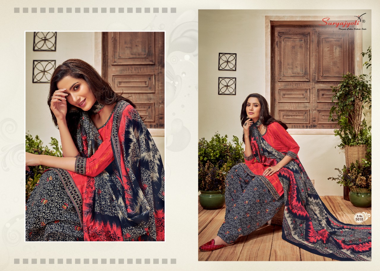 Suryajyoti Launch Sui Dhaga Vol 5 Formal Wear Cotton Salwar Kameez In Surat Market