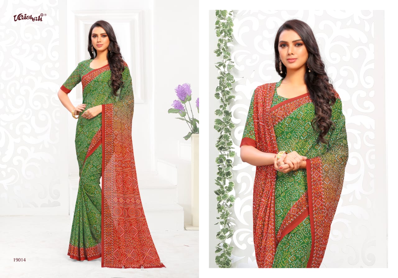 Vaishali Fashion Samaira Bandhani Digital Printed Bandhej Style Saree Catalogue