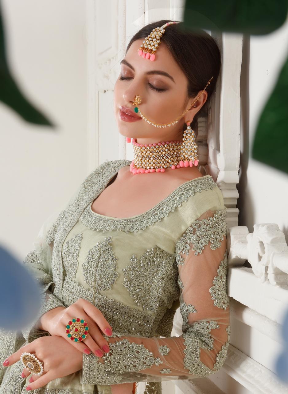 Alizeh Official Present Bridal Heritage Vol 1 Heavy Net Wedding Collection Lehengas