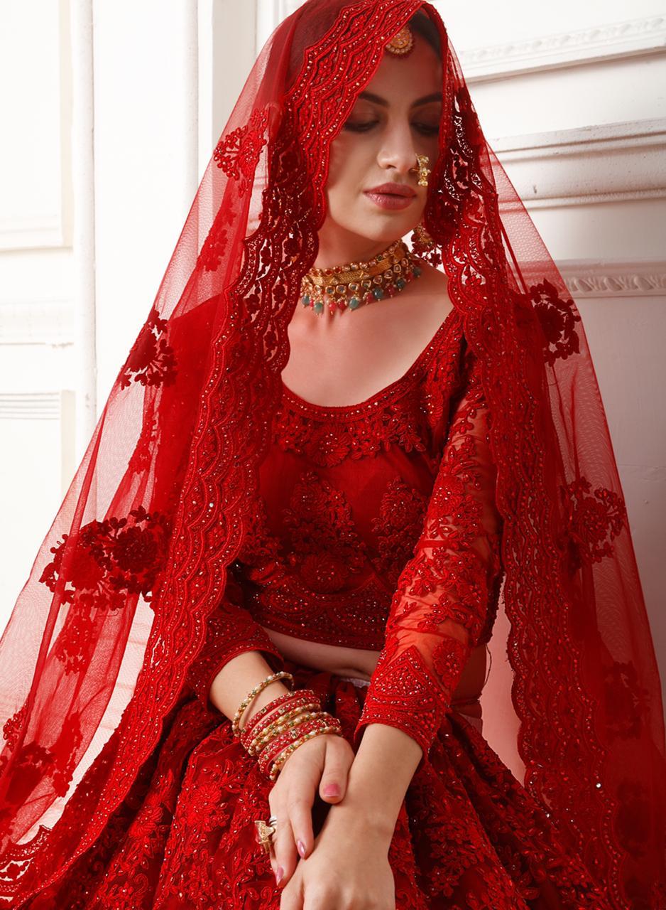 Alizeh Official Present Bridal Heritage Vol 1 Heavy Net Wedding Collection Lehengas