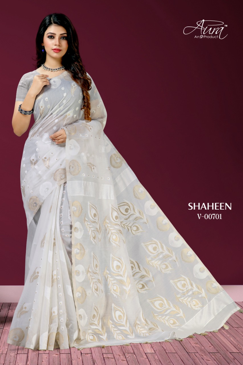 Aura Saree Present Shaheen Chanderi Traditional Wear Saree Online Shopping