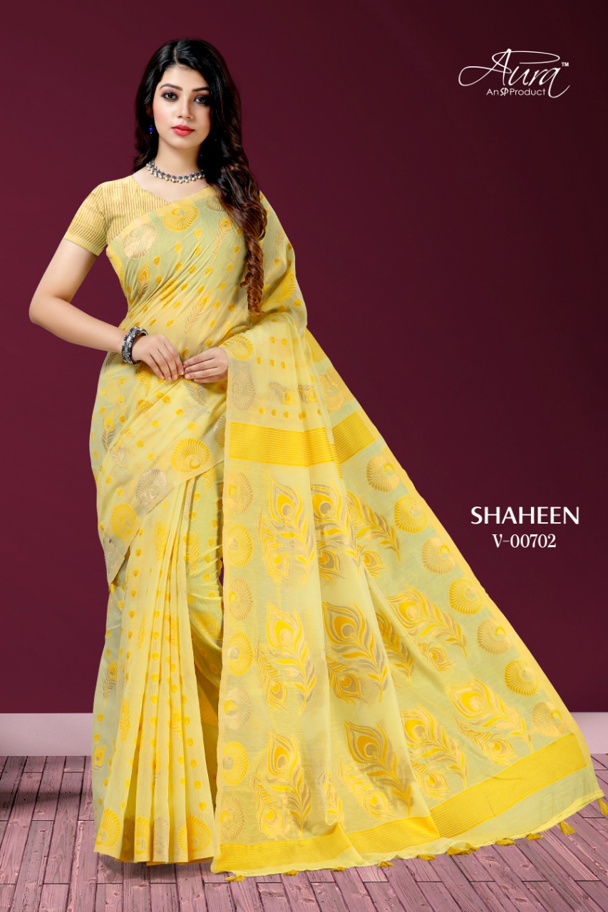 Aura Saree Present Shaheen Chanderi Traditional Wear Saree Online Shopping