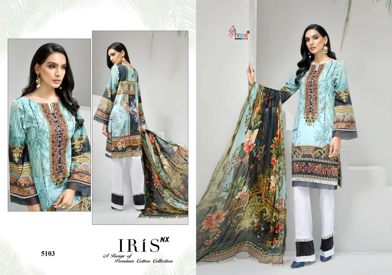 Iris Nx By Shree Fab Jam Cotton Printed Salwar Kameez In Surat Market
