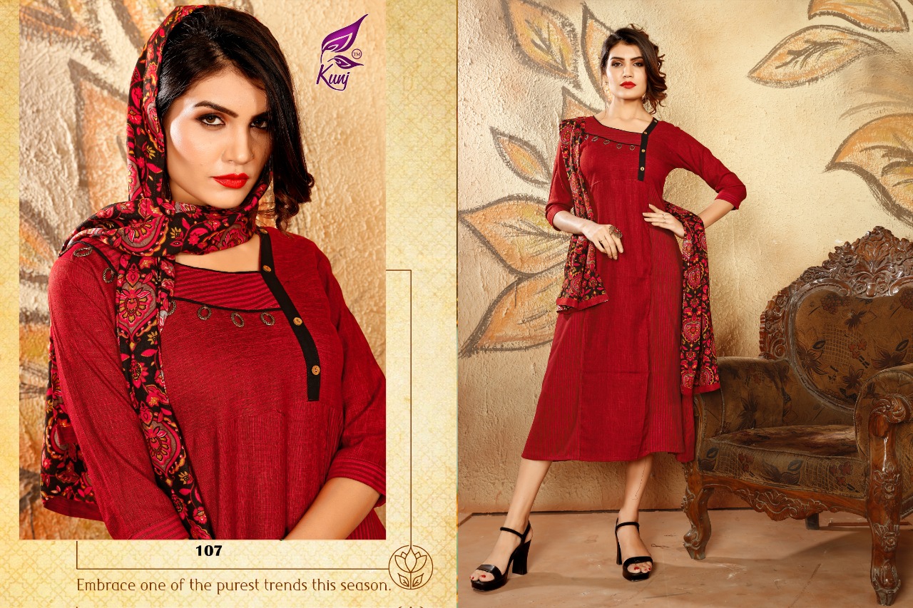 Kunj Patang Vol 1 Rayon Kurtis Catalogue At Best Rate In India