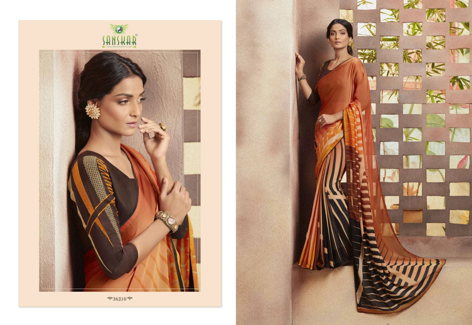 Sanskar Present Instagram Georgette Printed Good Looking Designer Saree