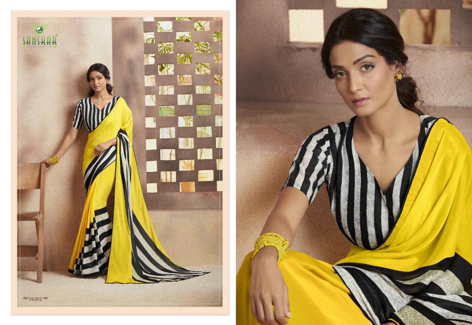 Sanskar Present Instagram Georgette Printed Good Looking Designer Saree