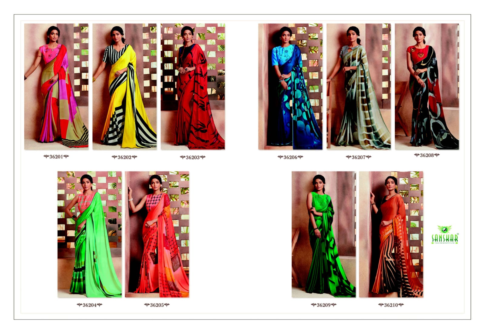 Sanskar Present Instagram Georgette Printed Good Looking Designer Saree