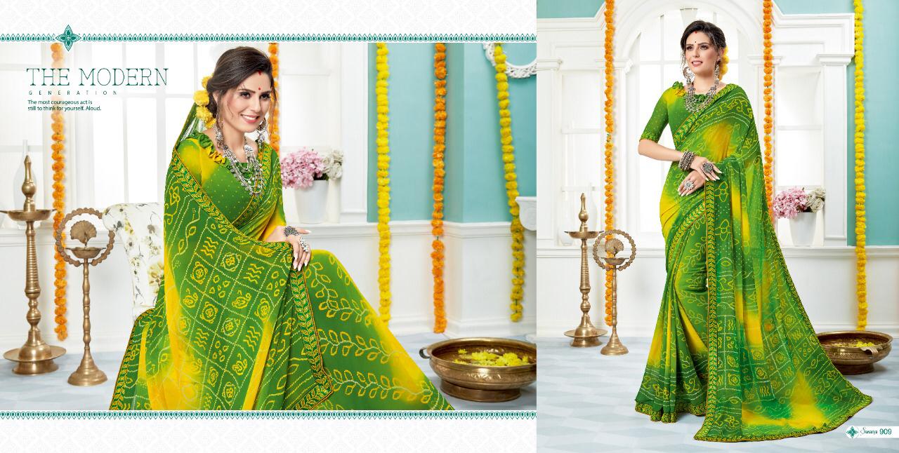 Sawariya By Chahat Casual Wear Georgette Designer Saree Online Shopping