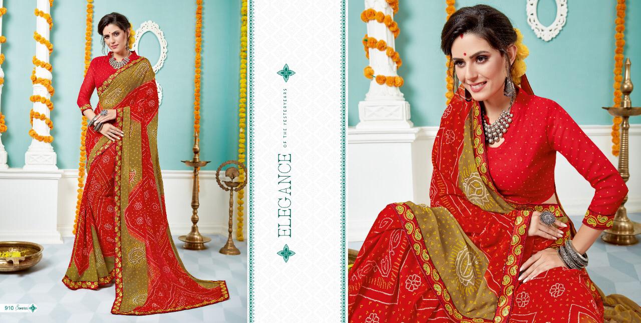 Sawariya By Chahat Casual Wear Georgette Designer Saree Online Shopping